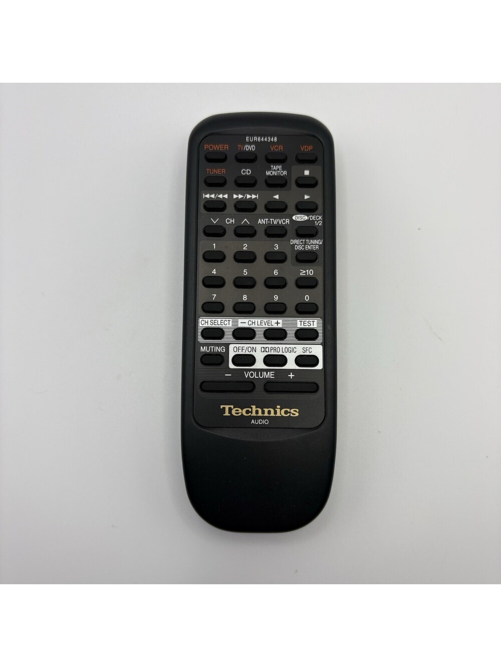 Genuine Technics Audio EUR644348 Remote Control Original OEM Authentic (Tested)